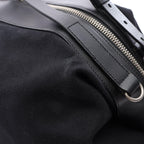 Saint Laurent Paris Shoulder Bag ID Convertible 2-Way Black Canvas Leather — view 9