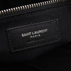 Saint Laurent Paris Shoulder Bag ID Convertible 2-Way Black Canvas Leather — view 4