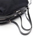 Saint Laurent Paris Shoulder Bag ID Convertible 2-Way Black Canvas Leather — view 7