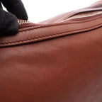 Gucci Shoulder Bag Bamboo Brown Leather Diamante — view 5