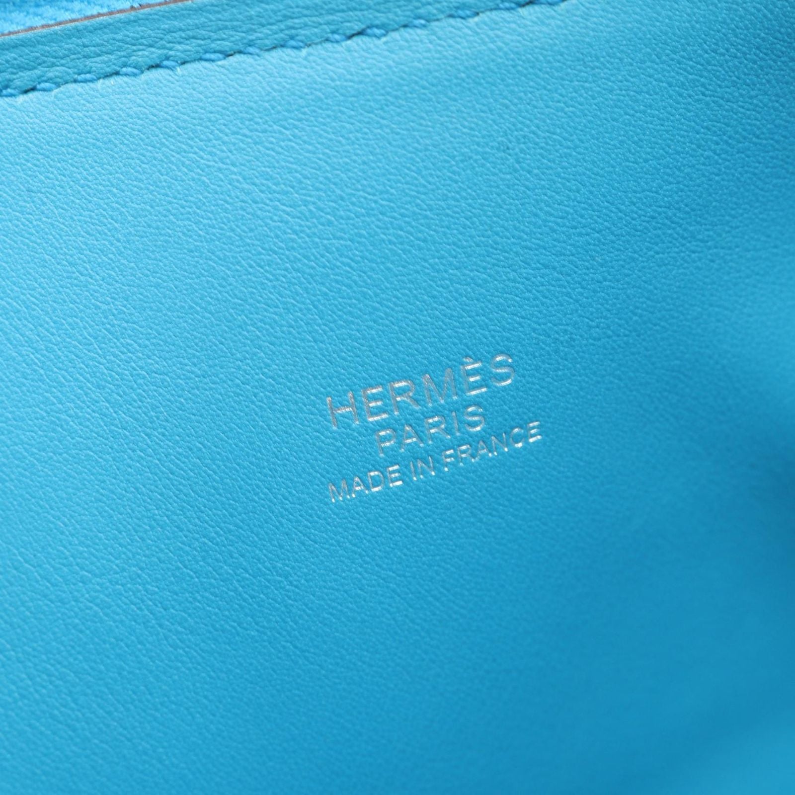 Hermes Handbag Bolide 31 Blue Zanzibar 2-Way Leather — view 4