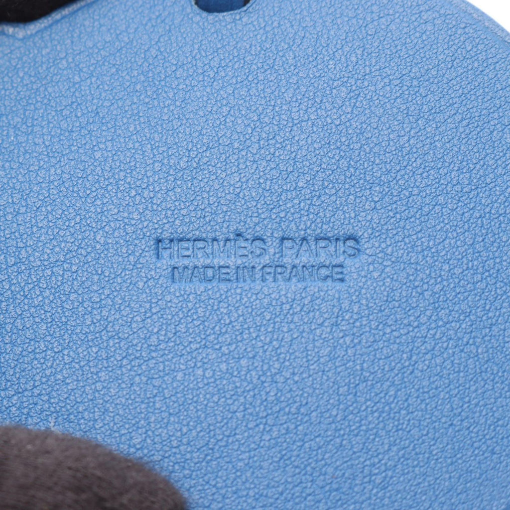 Hermes Charm Rabbit Moon Veau Swift Blue — view 3