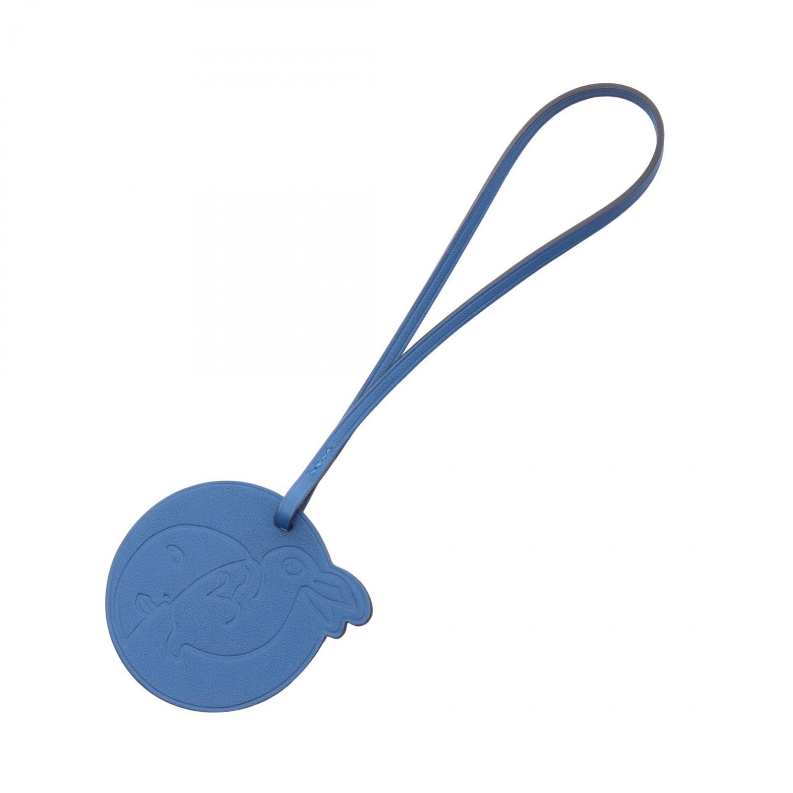 Hermes Charm Rabbit Moon Veau Swift Blue