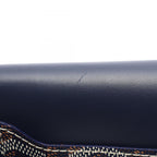 Goyard Trifold Wallet Saint Gabriel Navy Canvas Leather — view 8