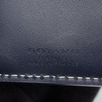 Goyard Trifold Wallet Saint Gabriel Navy Canvas Leather — view 5