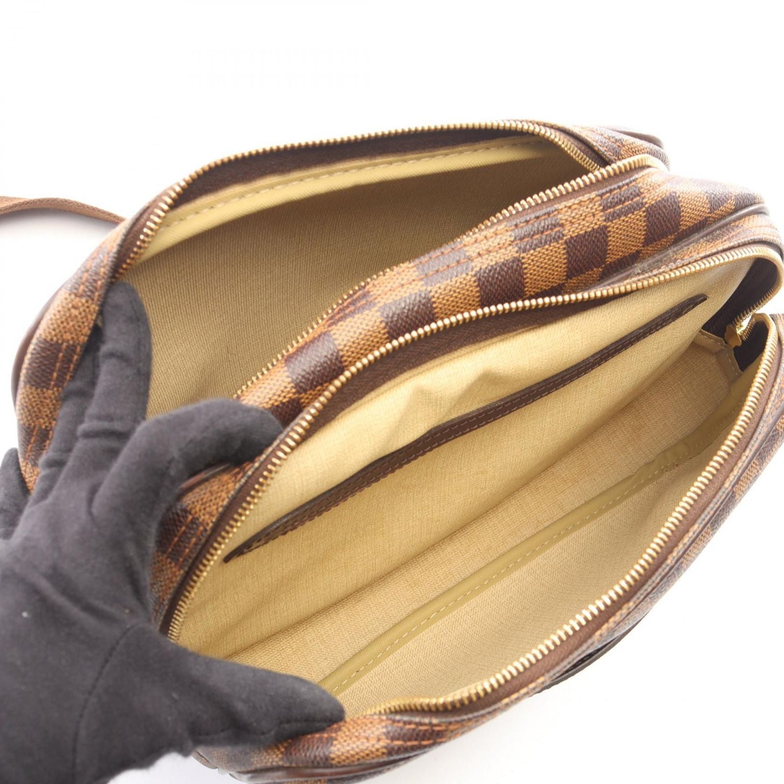 Louis Vuitton Shoulder Bag Reporter PM Canvas Leather — view 3