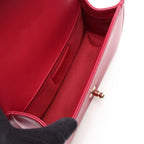 Chanel Shoulder Bag Boy Small Wine Lambskin Chain — view 3