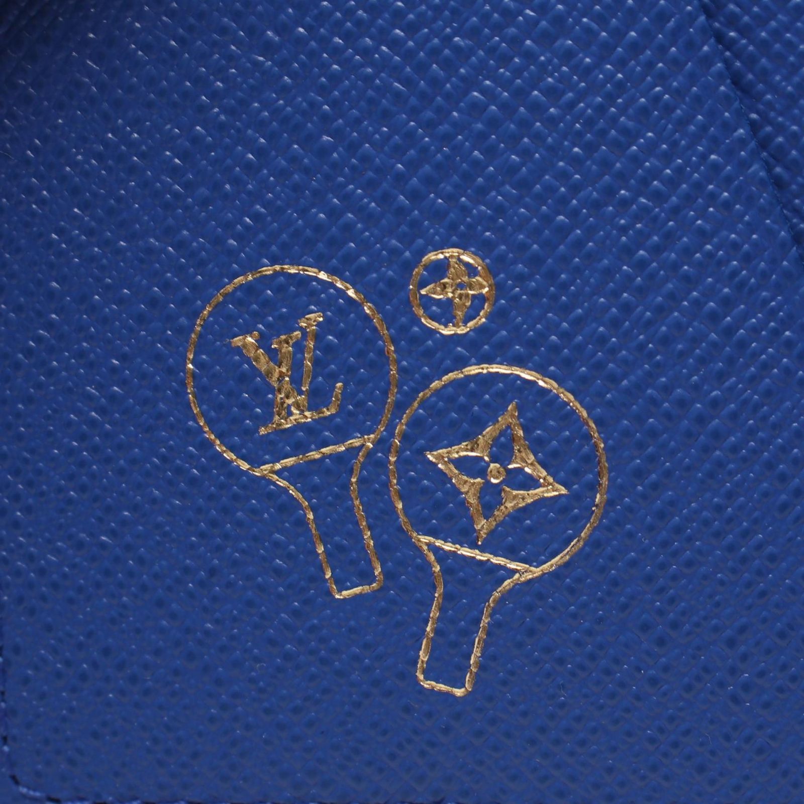Louis Vuitton Card Case Organizer de Poche Monogram Grid Blue — view 5