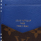 Louis Vuitton Card Case Organizer de Poche Monogram Grid Blue — view 4
