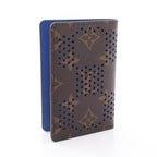 Louis Vuitton Card Case Organizer de Poche Monogram Grid Blue — view 2