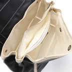 Saint Laurent Handbag Muse Two Black Leather Canvas — view 3