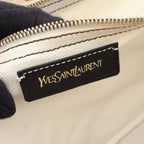 Saint Laurent Handbag Muse Two Black Leather Canvas — view 4