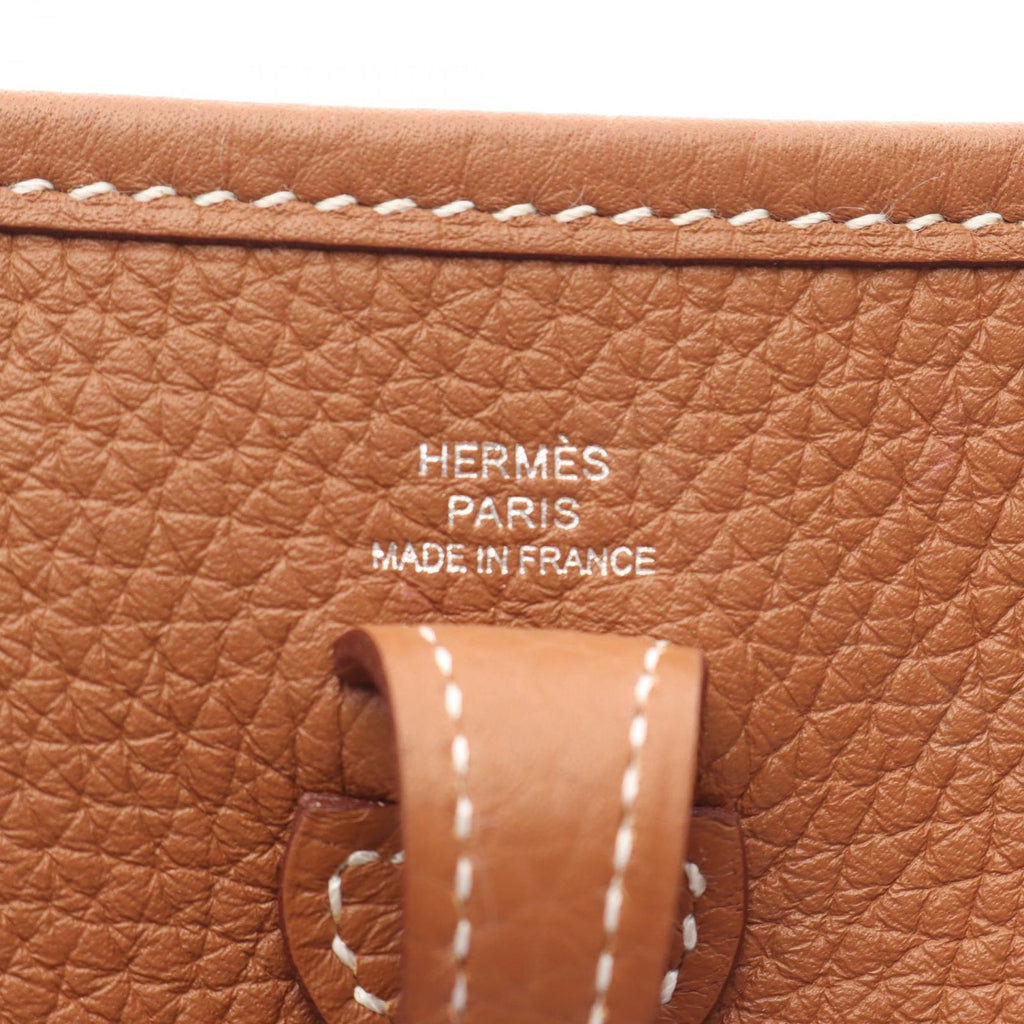 Hermes Shoulder Bag Evelyne TPM Amazon Gold Leather TPM — view 4