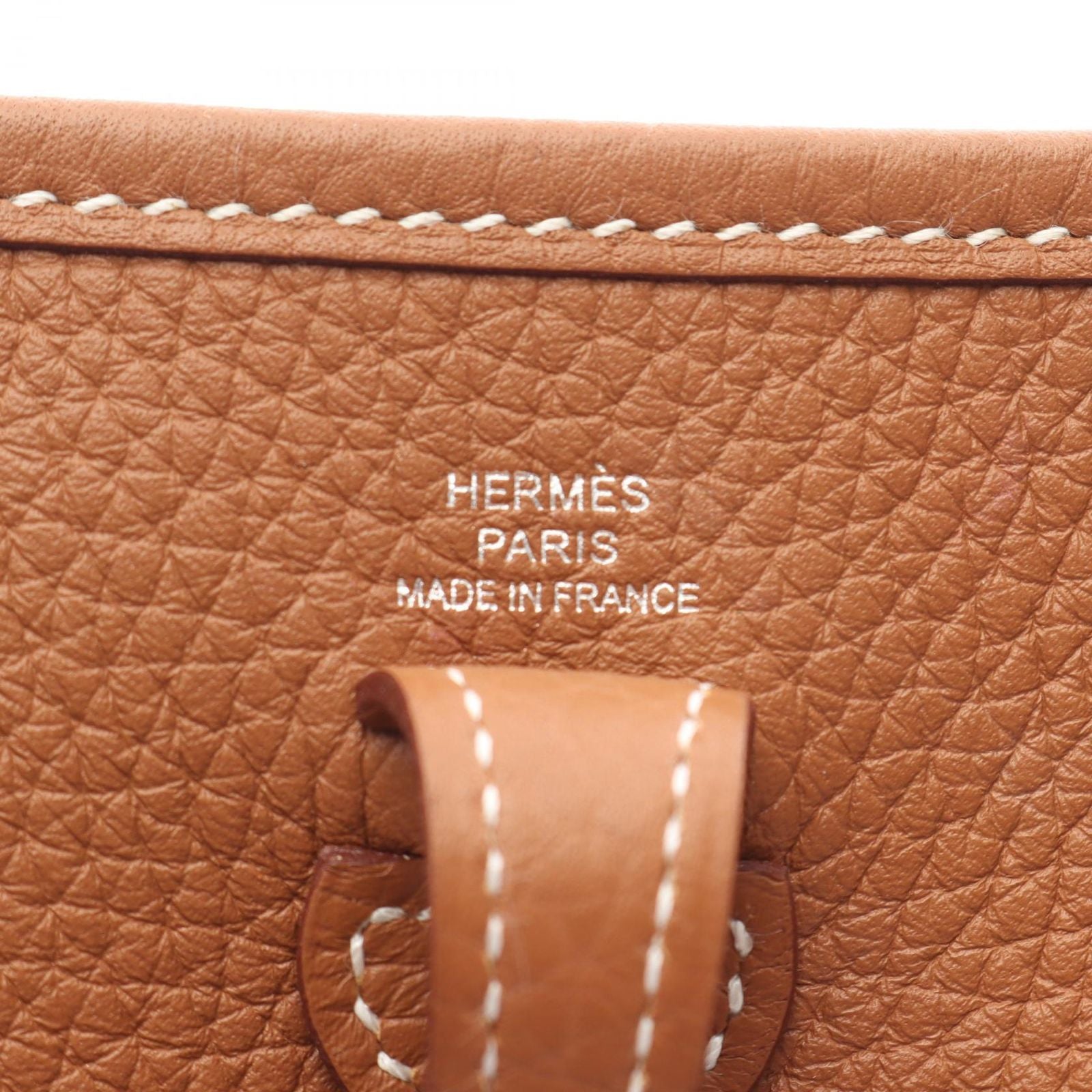 Hermes Shoulder Bag Evelyne TPM Amazon Gold Leather TPM — view 4
