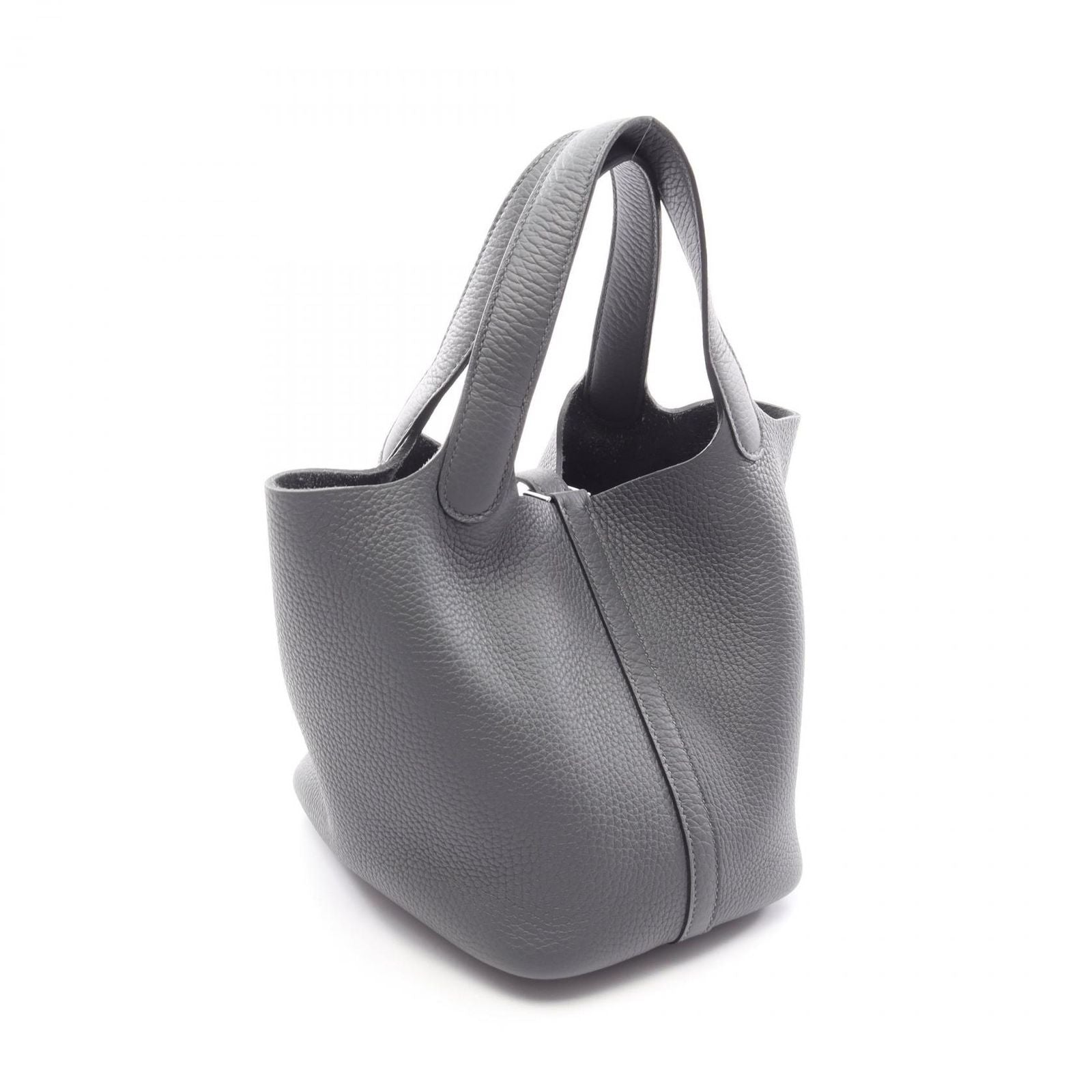 Hermes Handbag Picotin Lock PM Ardoise Leather — view 2