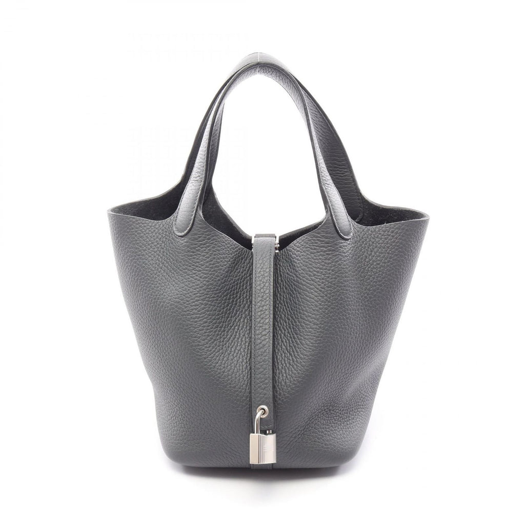 Hermes Handbag Picotin Lock PM Ardoise Leather