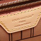 Louis Vuitton Tote Neverfull MM Monogram Rose Beige Canvas Leather — view 4