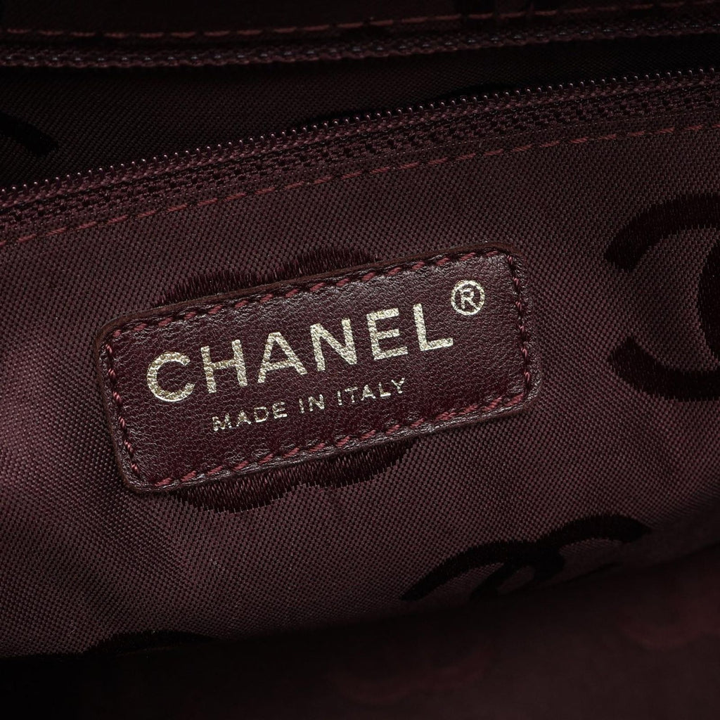 Chanel Handbag Wild Stitch Wine Leather — view 4