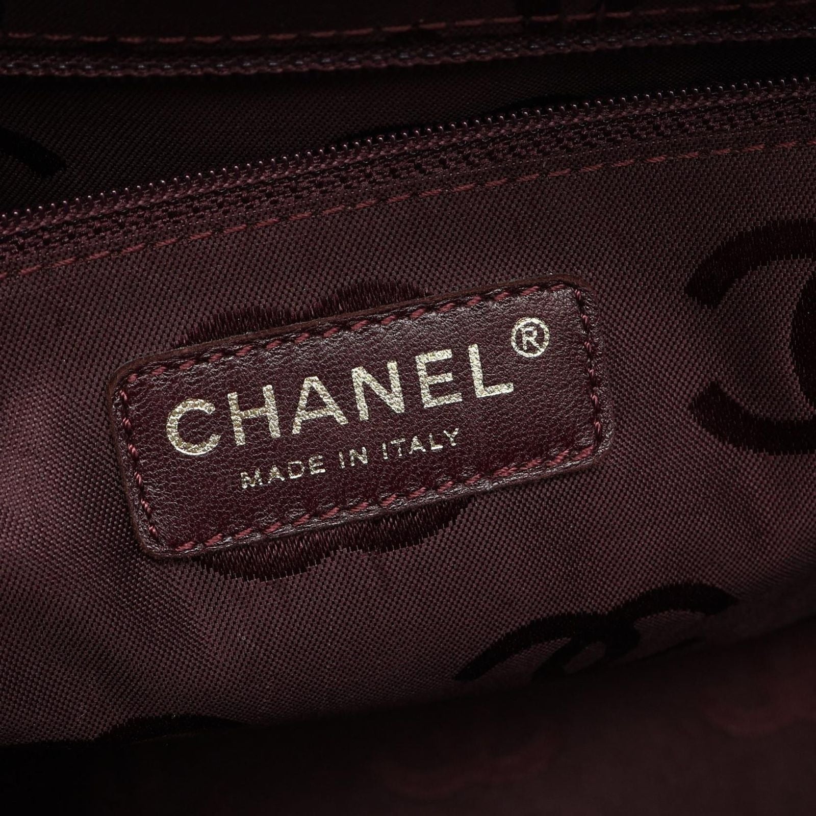 Chanel Handbag Wild Stitch Wine Leather — view 4