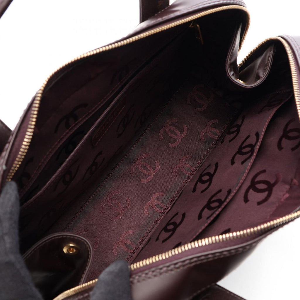 Chanel Handbag Wild Stitch Wine Leather — view 3