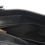 Chanel Tote Choco Bar Black Lambskin Bar CC Logo — view 6
