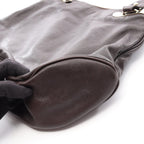 Celine Tote Triomphe Dark Brown Leather — view 6