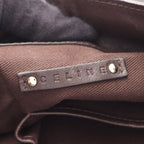 Celine Tote Triomphe Dark Brown Leather — view 4
