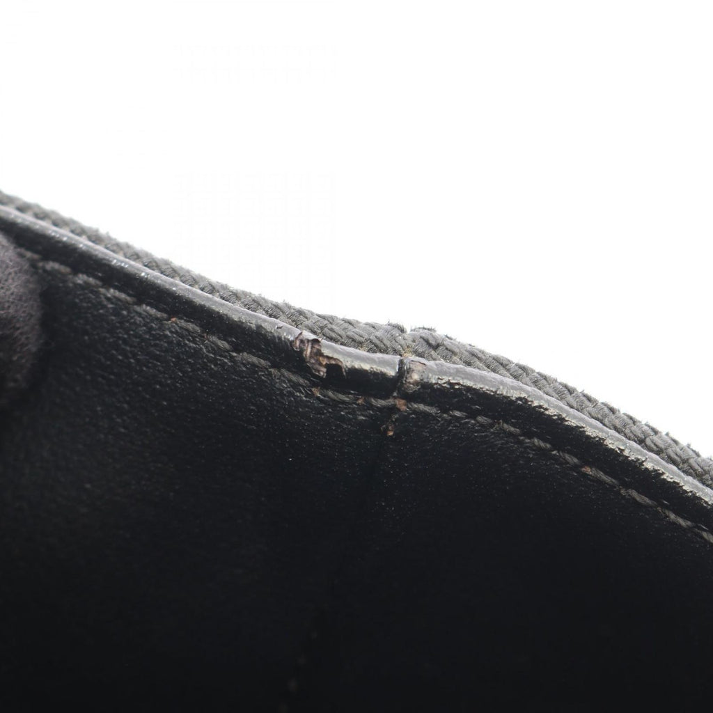 Chanel Tote Paris Biarritz PM Black Canvas Leather PM — view 7