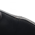Chanel Tote Paris Biarritz PM Black Canvas Leather PM — view 7
