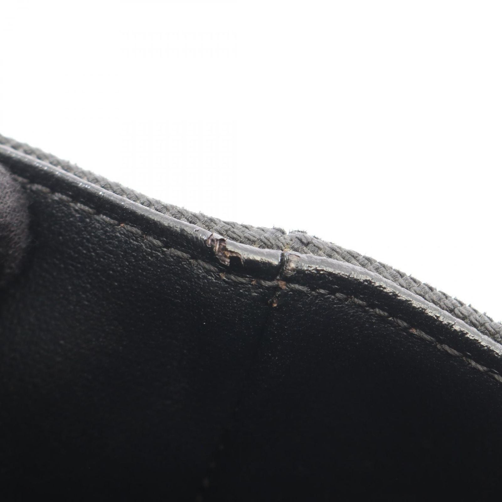 Chanel Tote Paris Biarritz PM Black Canvas Leather PM — view 7