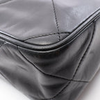 Chanel Shoulder Bag CC Logo Diamond Stitch Fringe Black Lambskin CC Mini Chain — view 8