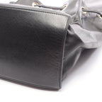 Chanel Shoulder Bag CC Logo Drawstring Black Lambskin CC Chain — view 6