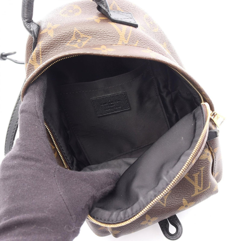 Louis Vuitton Backpack Palm Springs Mini Monogram Canvas Leather — view 3