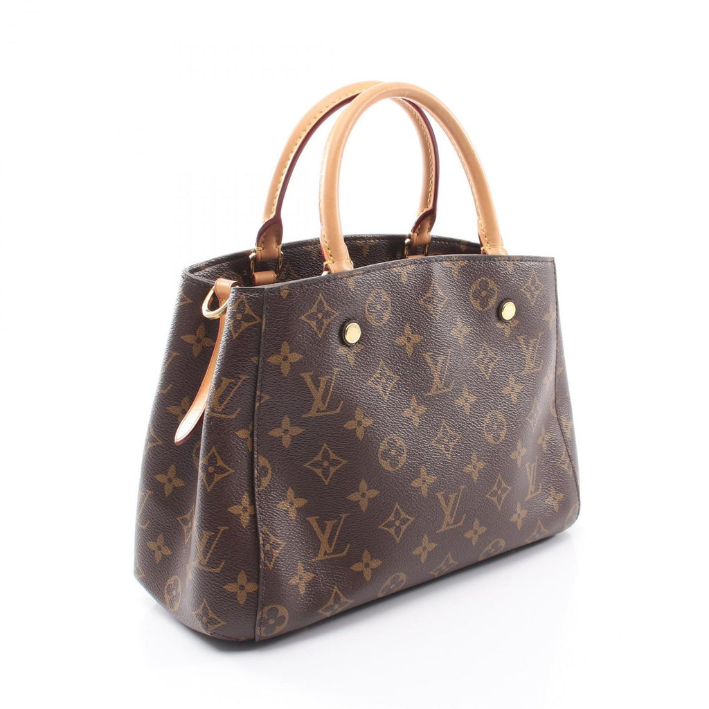 Louis Vuitton Handbag Montaigne BB 2-Way Canvas Leather — view 2