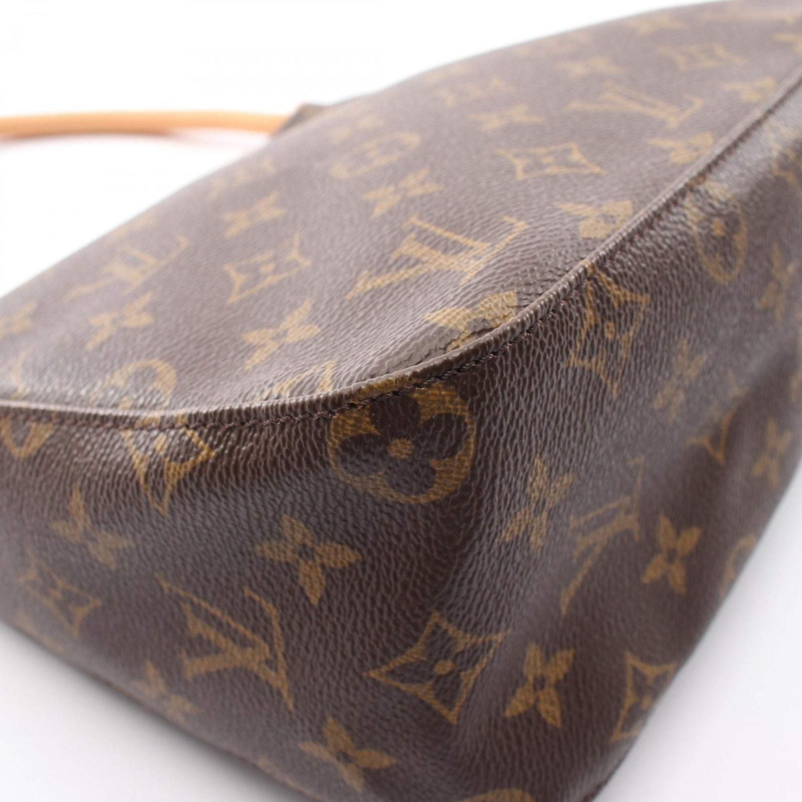 Louis Vuitton Shoulder Bag Looping MM Monogram Canvas Leather — view 7