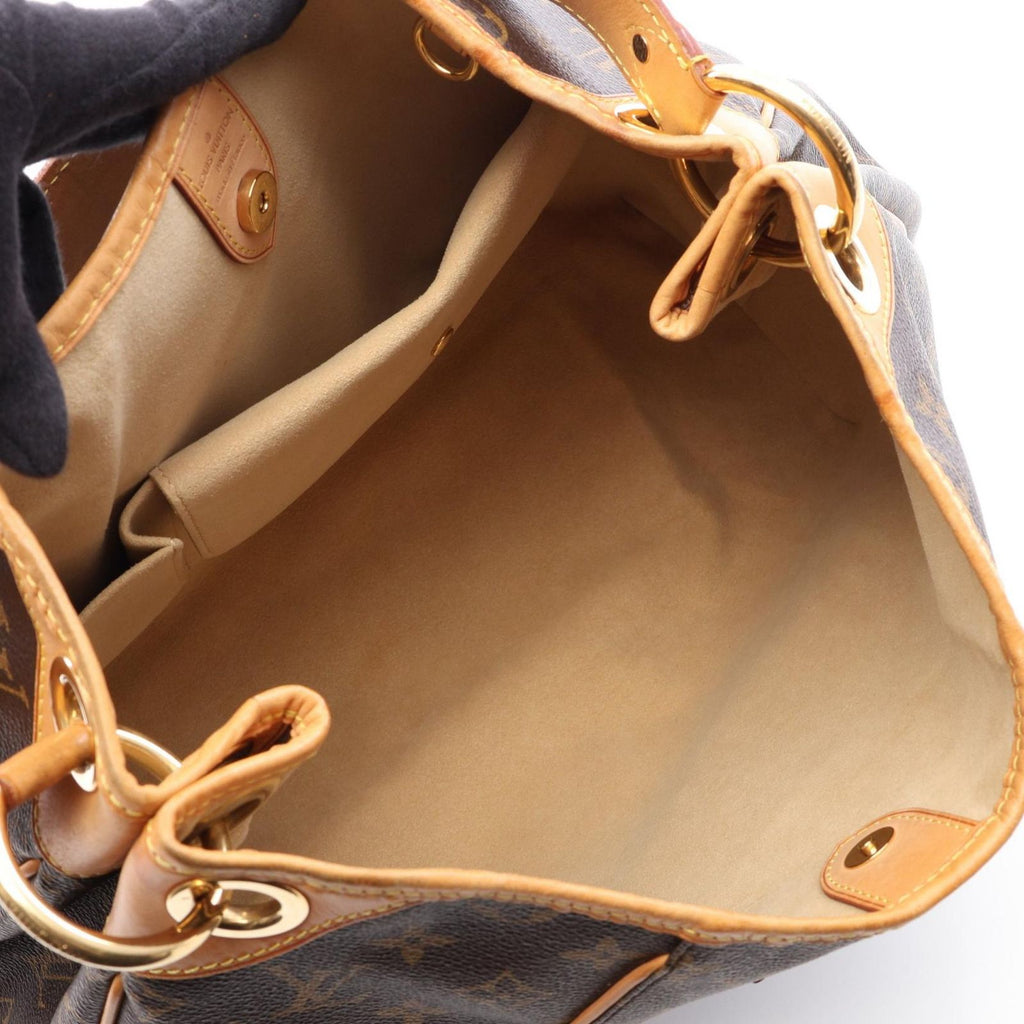 Louis Vuitton Shoulder Bag Galleria PM Canvas Leather — view 3