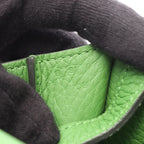 Hermes Handbag Halzan 25 2-Way Vert Yucca Leather — view 5