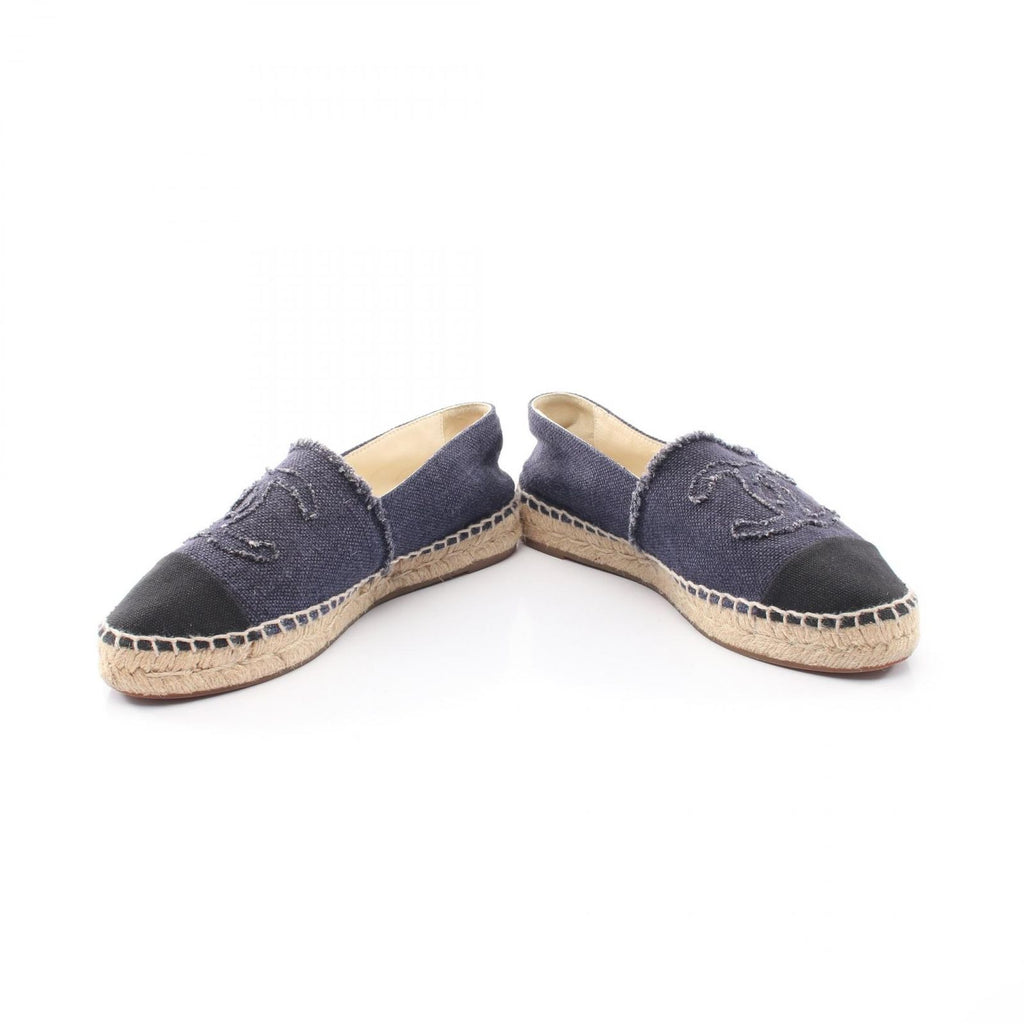 Chanel CC Logo Espadrilles Slip Ons Slipper — view 3