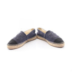 Chanel CC Logo Espadrilles Slip Ons Slipper — view 3