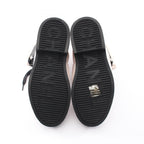 Chanel Boots Coconnege Winter Pink Beige Nylon Leather — view 4