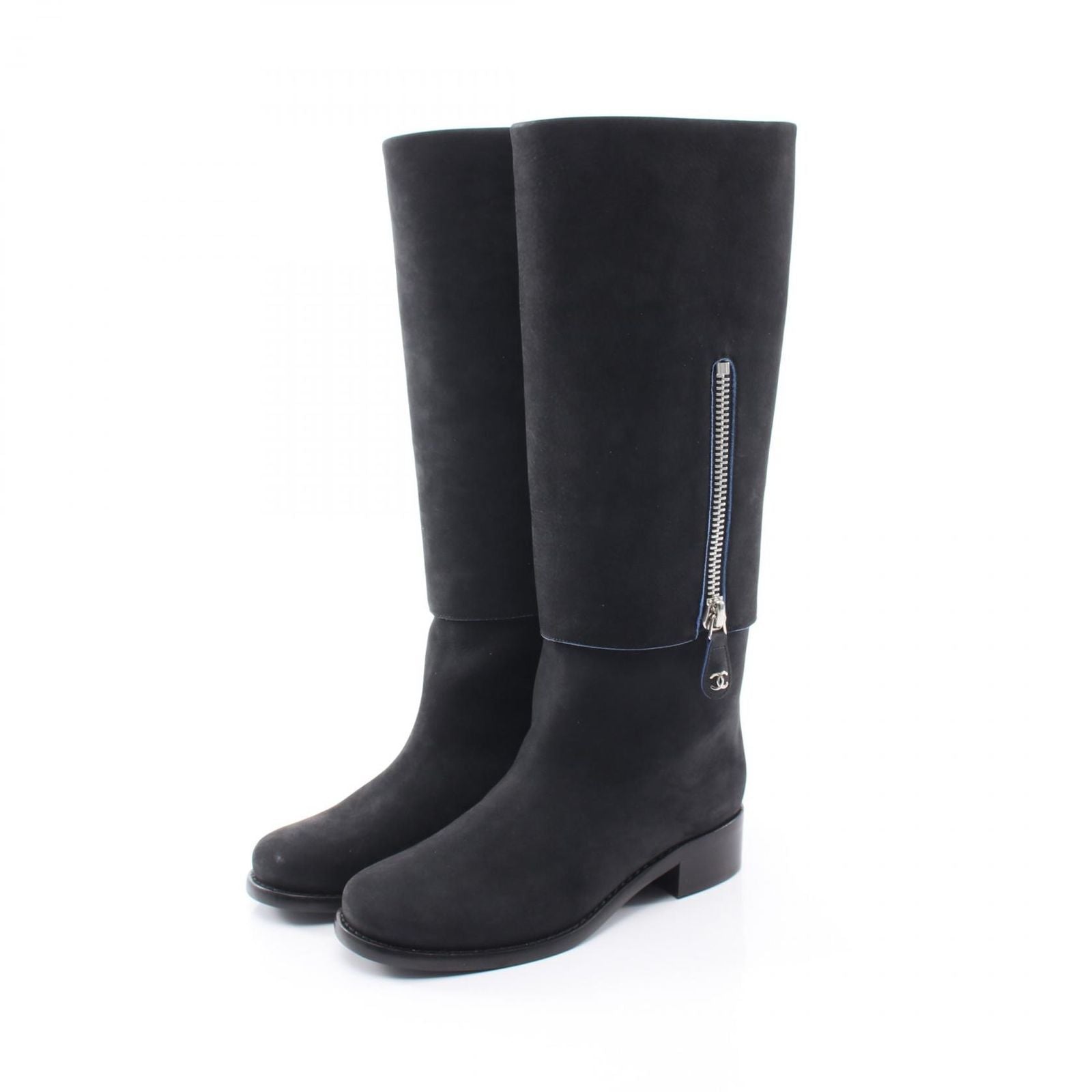 Chanel Boots Long Suede