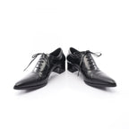 Prada Loafers Heels Leather Shoes — view 3