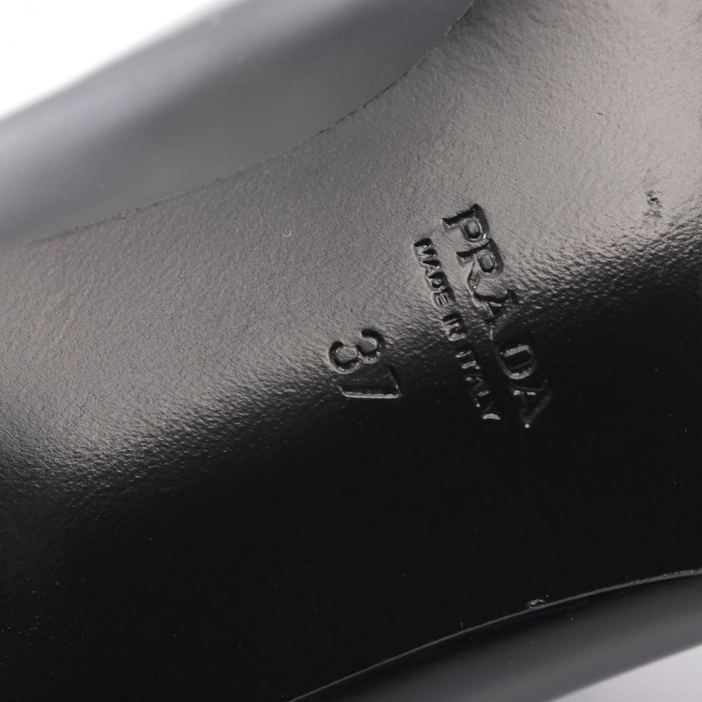 Prada Loafers Heels Leather Shoes — view 6