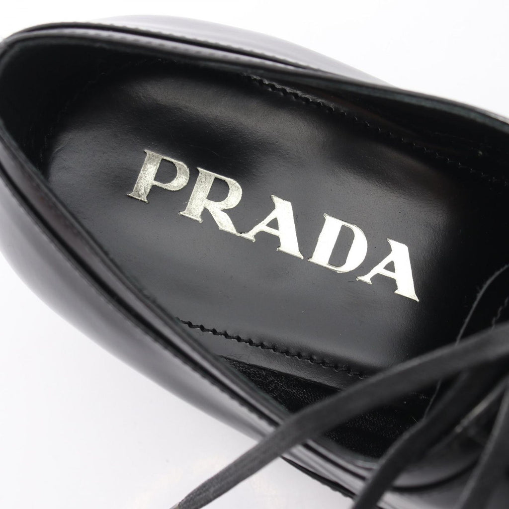 Prada Loafers Heels Leather Shoes — view 5