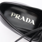 Prada Loafers Heels Leather Shoes — view 5