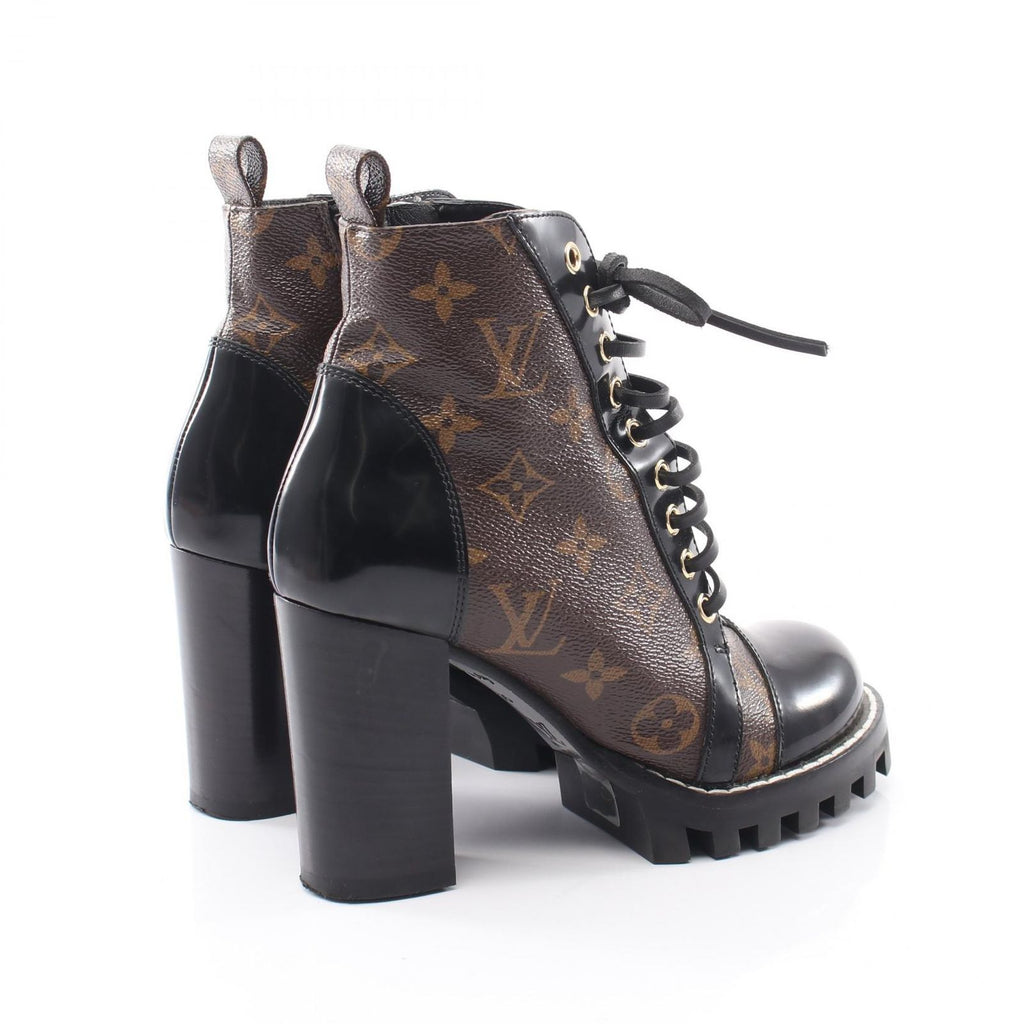 Louis Vuitton Boots Star Trail Line Monogram Ankle Canvas Leather — view 2