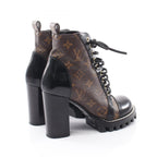 Louis Vuitton Boots Star Trail Line Monogram Ankle Canvas Leather — view 2