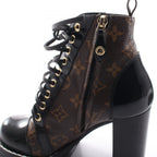 Louis Vuitton Boots Star Trail Line Monogram Ankle Canvas Leather — view 8