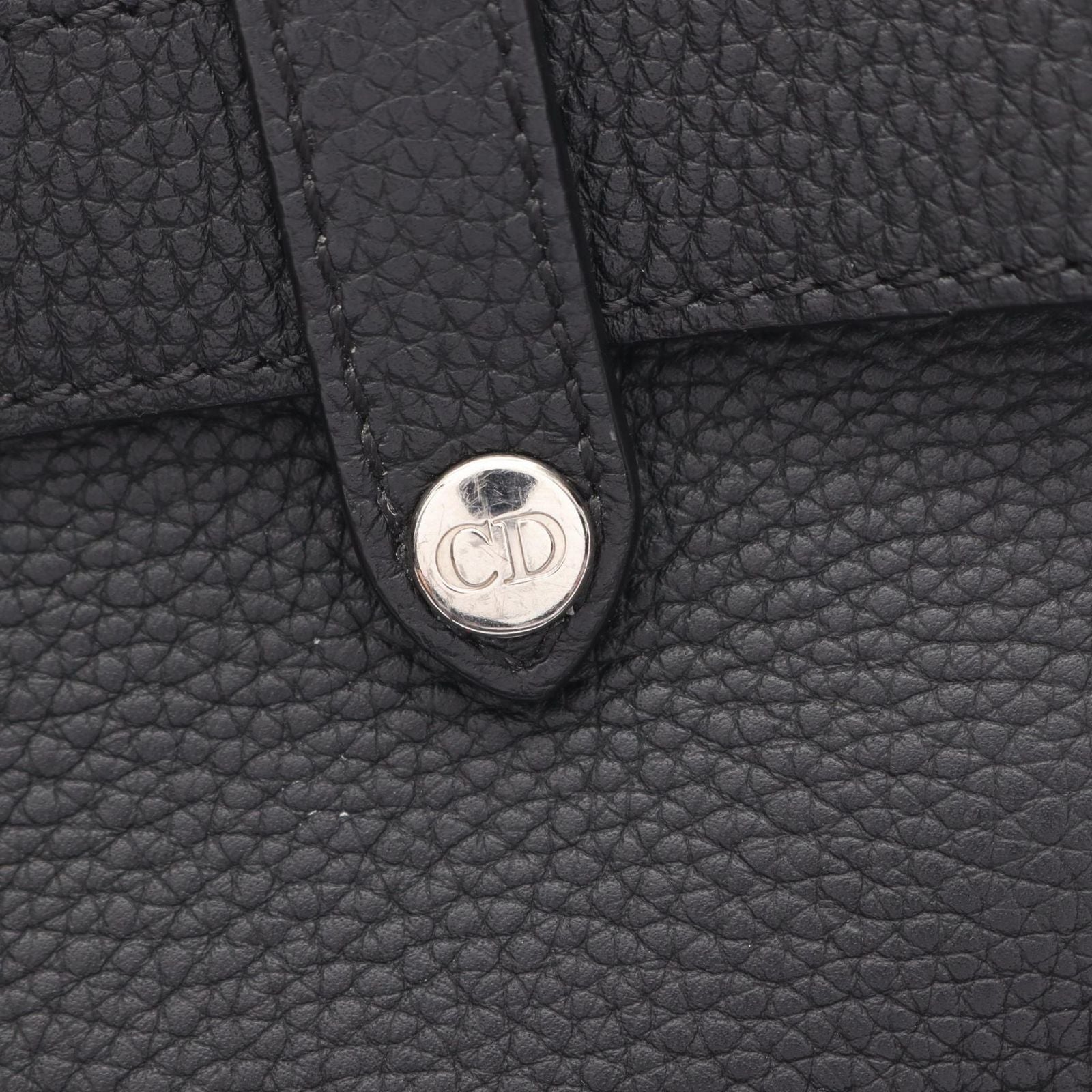 Dior Waist Bag Black Leather — view 9