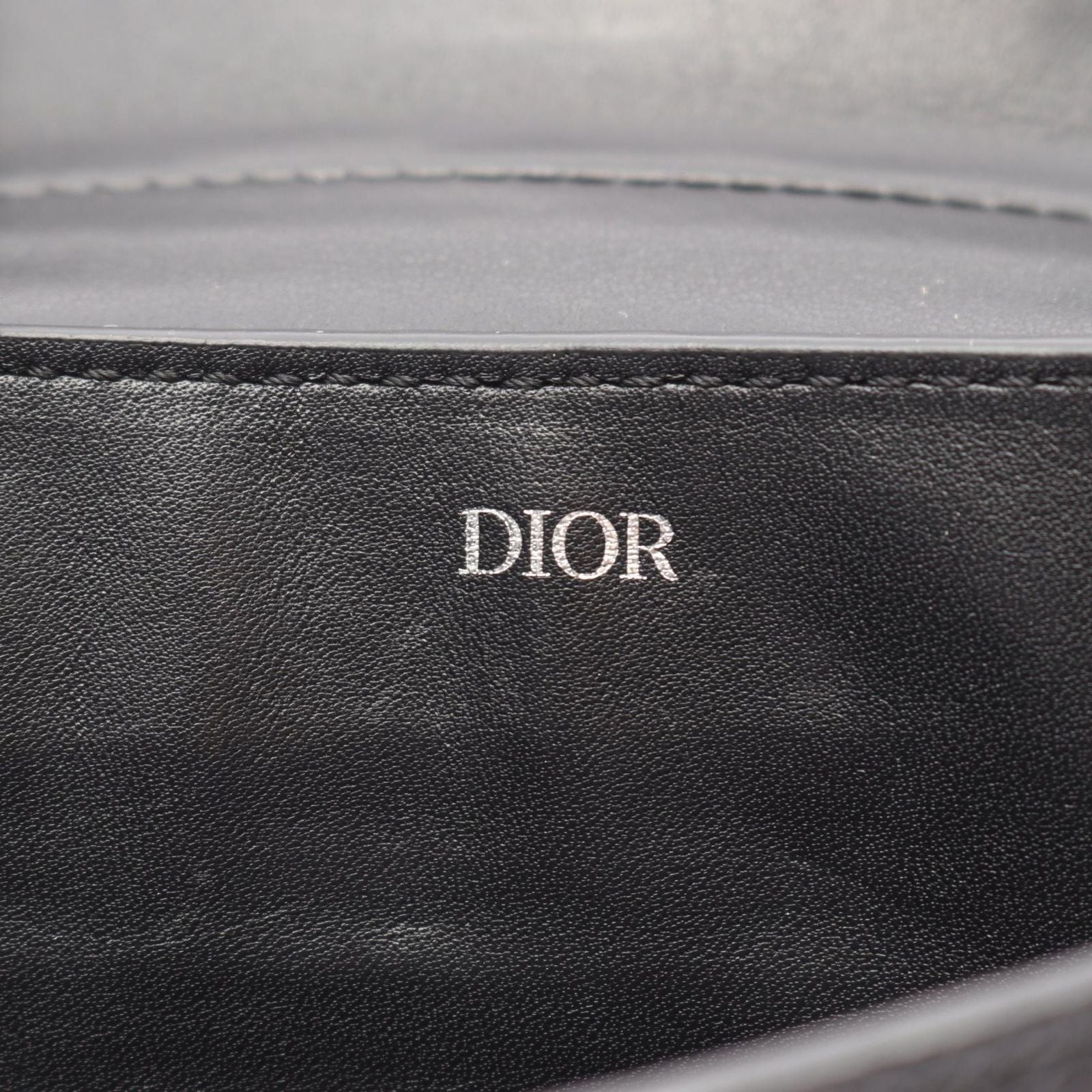 Dior Waist Bag Black Leather — view 4